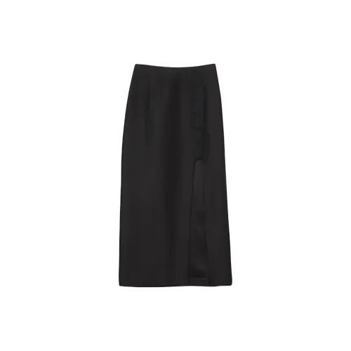 Sandro Casual Long Skirts Women's Black