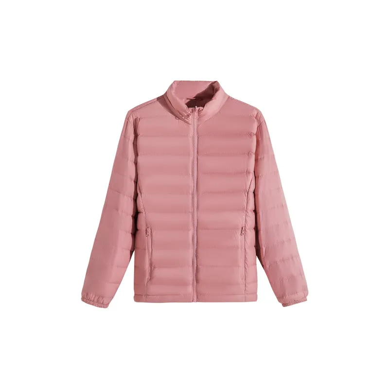 Tectop Waterproof And Windproof To Keep Warm Windbreaker Jacket Women's Coral Pink-1