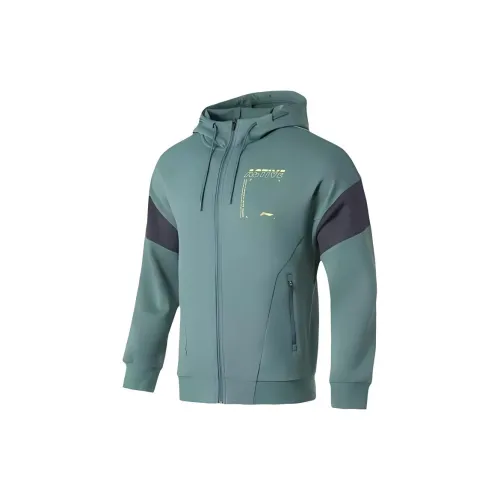 LINING Training Series Sweatshirts Men Wild Duck Green