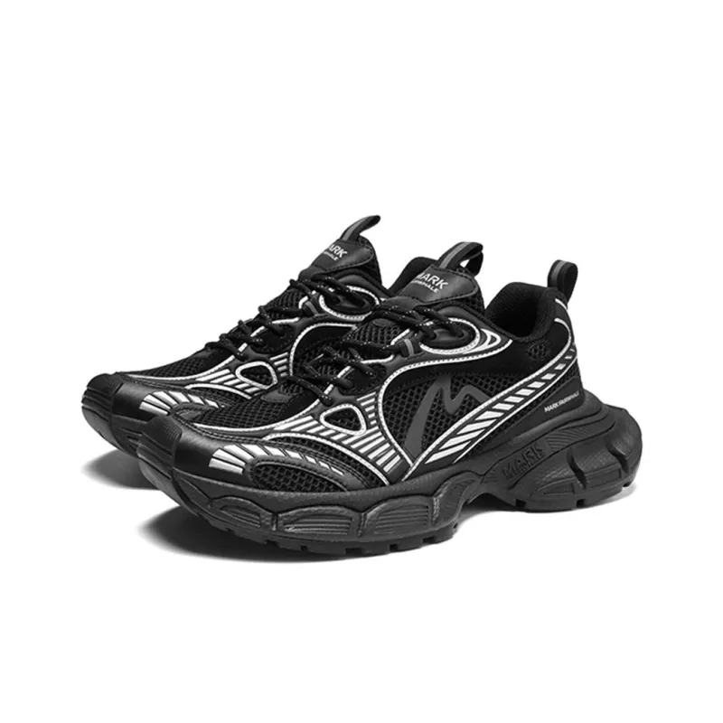 FAIRWHALE Abrasion Resistant Breathable Slip Resistant Low Top Chunky Sneakers Men's-2