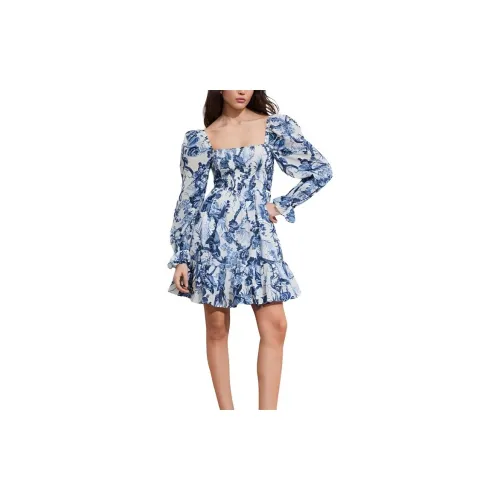 Other Stories Long-Sleeved Dresses Women's Lilac Print