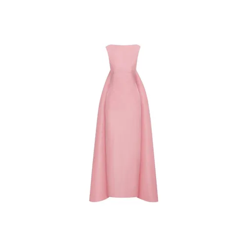 Oscar De La Renta Sleeveless Dresses Women's Pink Salmon