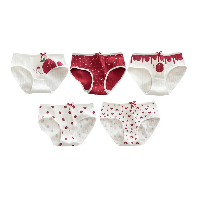 Flowers In Water Underpants Women's 5 Pack-0