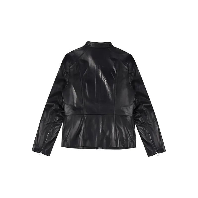 Raidy Boer Leather Jacket Women's Black-1