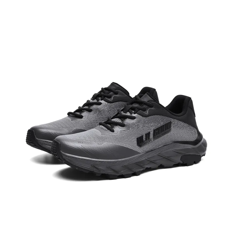 HLA Trendy Breathable Mesh Flyknit Lifestyle Casual Shoes With Height Increase Comfortable Athletic Shoes Men's-1