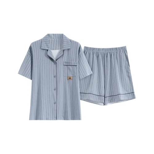 COMBO Pajama Set Women's Blue Gray