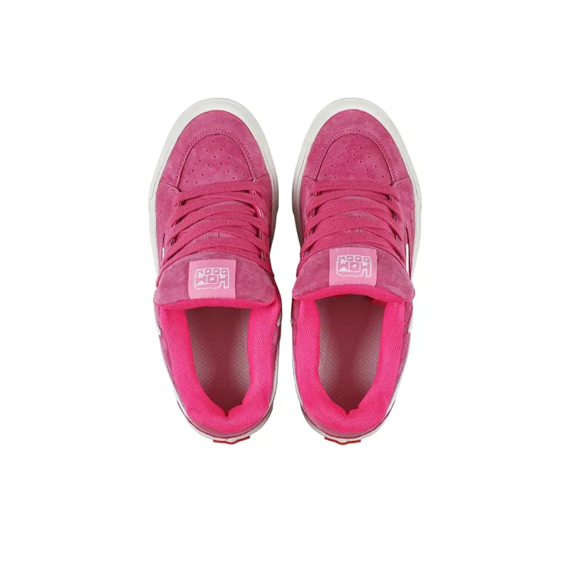 HOMDOON Skateboard Shoes Anti Slip Wear Resistant Low Top Skateboard Shoes Unisex Dragon Fruit-3