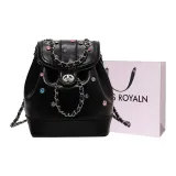 Black Rhinestone-Embellished