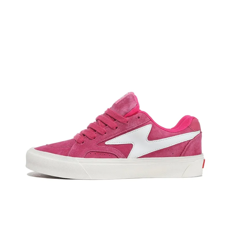 HOMDOON Skateboard Shoes Anti Slip Wear Resistant Low Top Skateboard Shoes Unisex Dragon Fruit-0