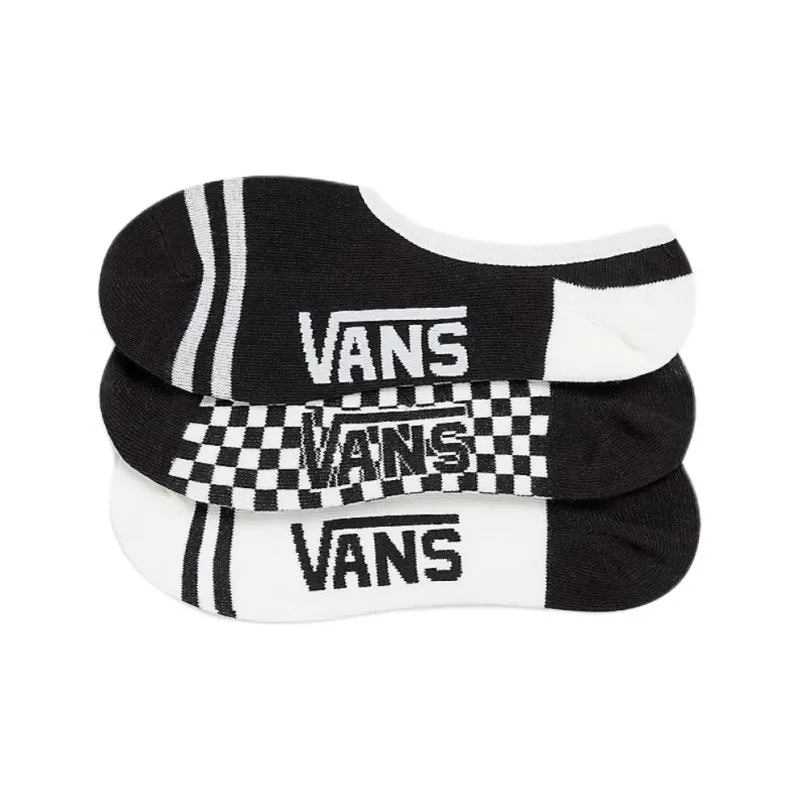 Vans BEST ME CANOODLE No-Show Socks Women's 3 Pack Black-0