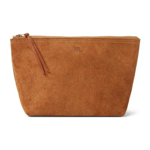 Polo Ralph Lauren Cow Leather Clutch Men's Light Coffee
