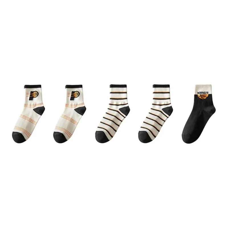 MIIOW Mid Calf Socks Men's 5 Pack-3