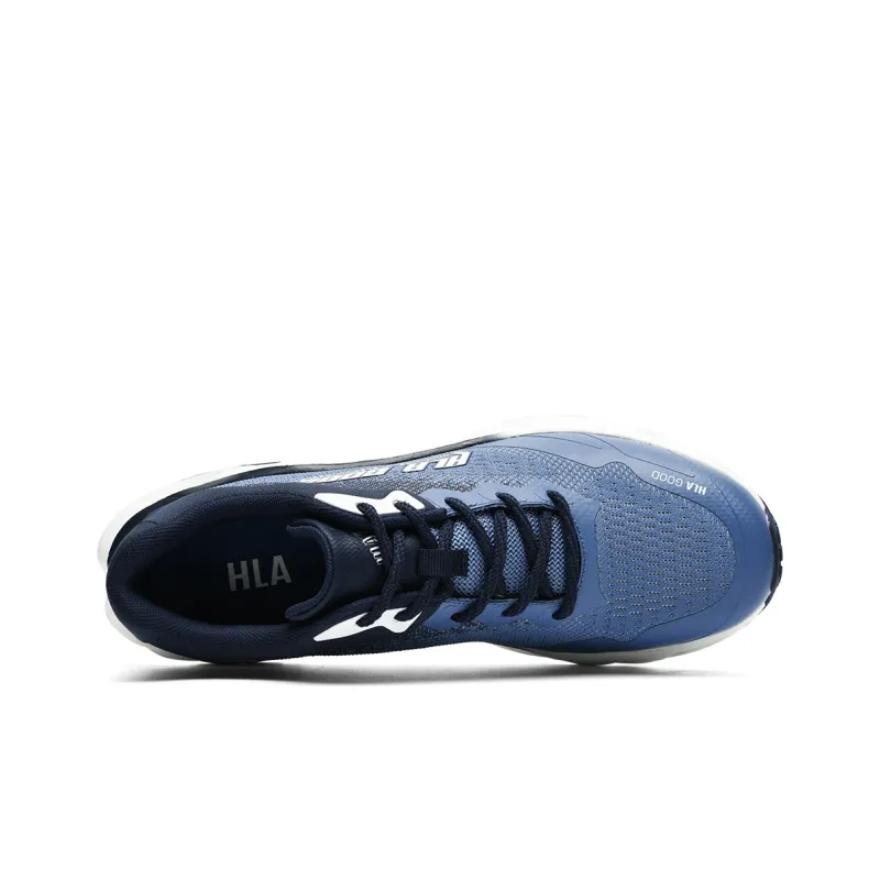 HLA Trendy Breathable Mesh Flyknit Lifestyle Casual Shoes With Height Increase Comfortable Athletic Shoes Men's-9