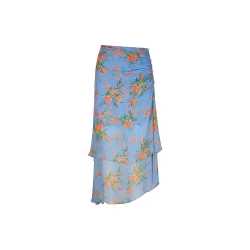 Veronica Beard Casual Long Skirts Women's Sky Blue