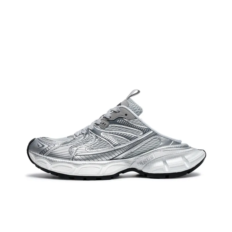 BASLS Bashe Series Mules Breathable Height Increasing Low Top Chunky Sneakers Unisex-8