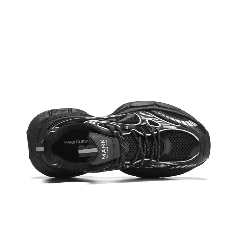 FAIRWHALE Abrasion Resistant Breathable Slip Resistant Low Top Chunky Sneakers Men's-4