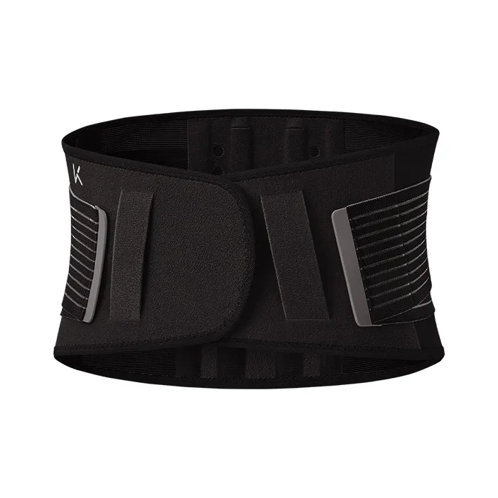 Keep Back Support Braces Fitness Protective Compression Black Elastane Polyester Unisex-1