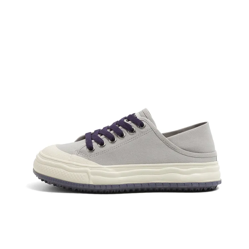 HUANQIU Wear-Resistant Breathable Balance Cushioning Low-Top Canvas Shoes Women's-0