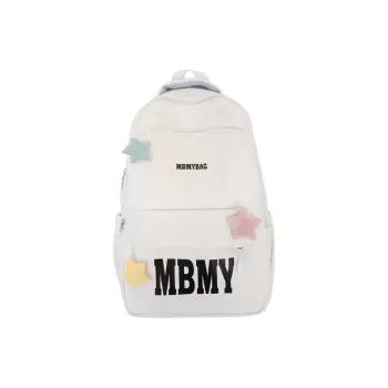 KAMLUI Nylon Backpack Backpack Student Backpack Regular Unisex White/Black/Yellow/Pink/Green