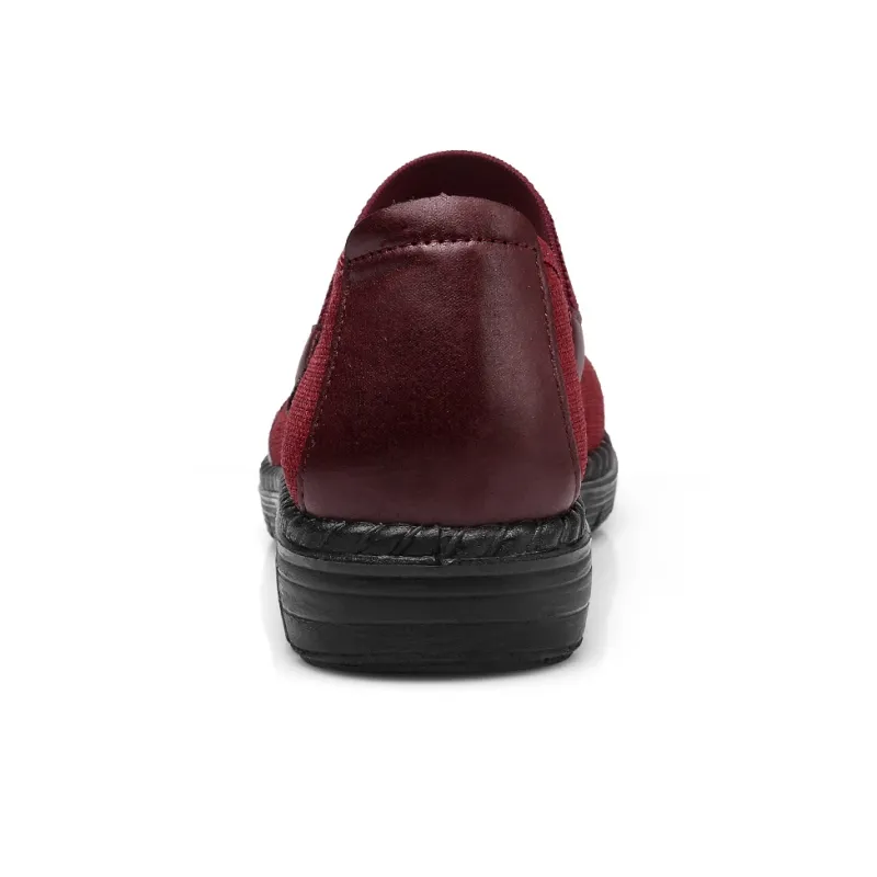 Strongman 3515 Women's Casual Shoes Black Red-7