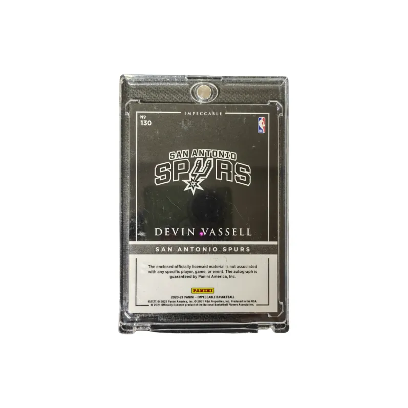 PANINI Dewan Vaseel 20 21 IMPECCABLE Little Gold Collection Signature Player Card Product Access Sports Cards 1 Pc-1