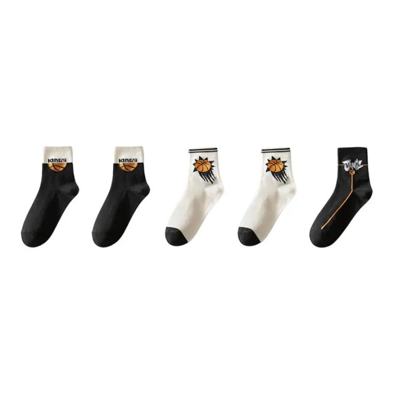 MIIOW Mid Calf Socks Men's 5 Pack-1