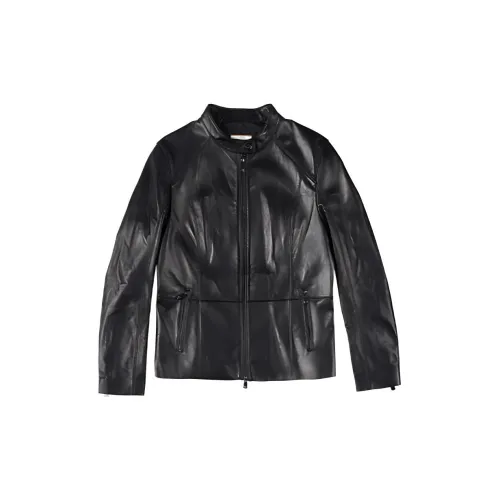 Raidy Boer Leather Jackets Women's Black