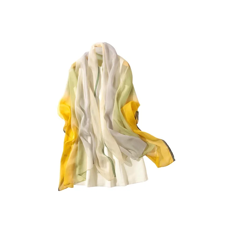 Hang Silk Road 100% Mulberry Silk Silk Scarves Women's-5