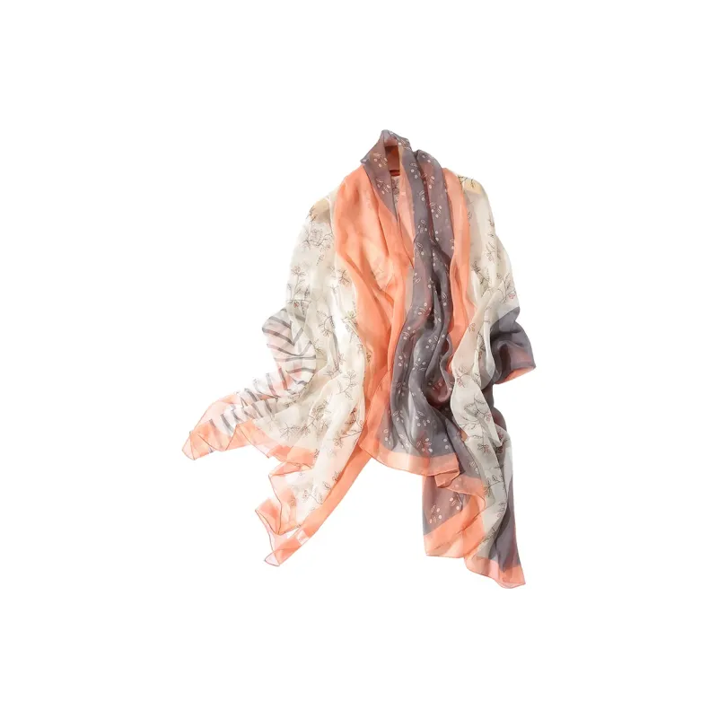 Hang Silk Road 100% Mulberry Silk Silk Scarves Women's-9