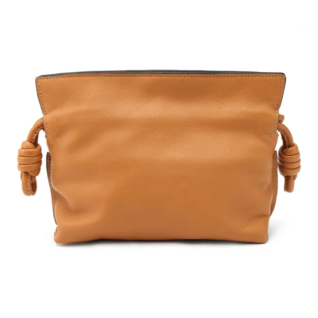 LOEWE Nappa Cowhide Leather Clutch, Shoulder Bag, Crossbody Bag Extra Mini Women's Brown-5