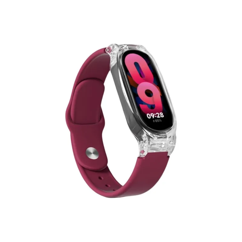 Yu Qing Xiaomi Mi Band 9/8/7/NFC Edition Xiaomi Compatibility Watch Band 19cm Silicone Material-6