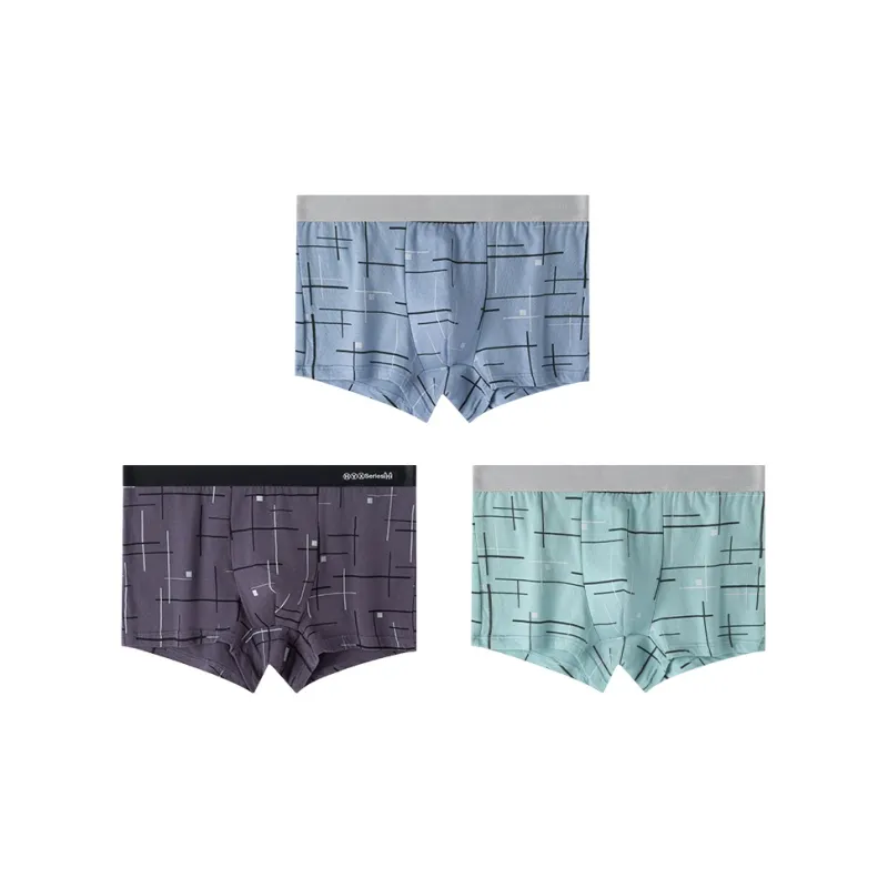 H YXIANG Underpants Men's 3 Pack-0