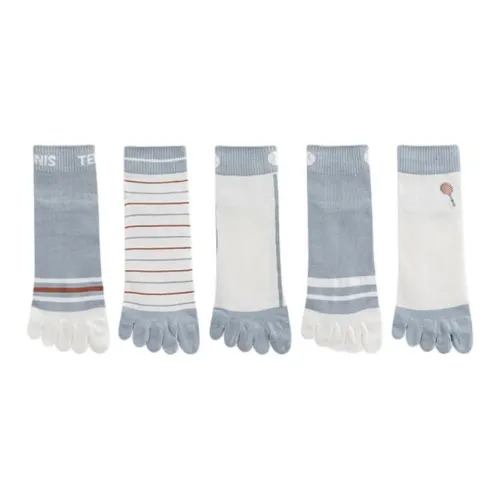 MIIOW Mid Calf Socks Men's 5 Pack