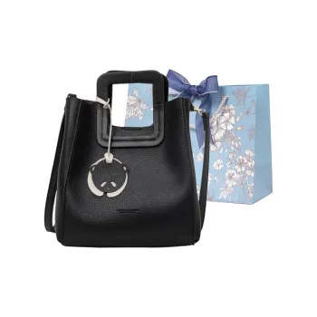 REDOO PU Shoulder Bag Women's Black/Ecru/Pink/Blue