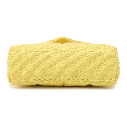 SAINT LAURENT Puffer Toy Bag Mini Women's Lemon Pie Yellow-10