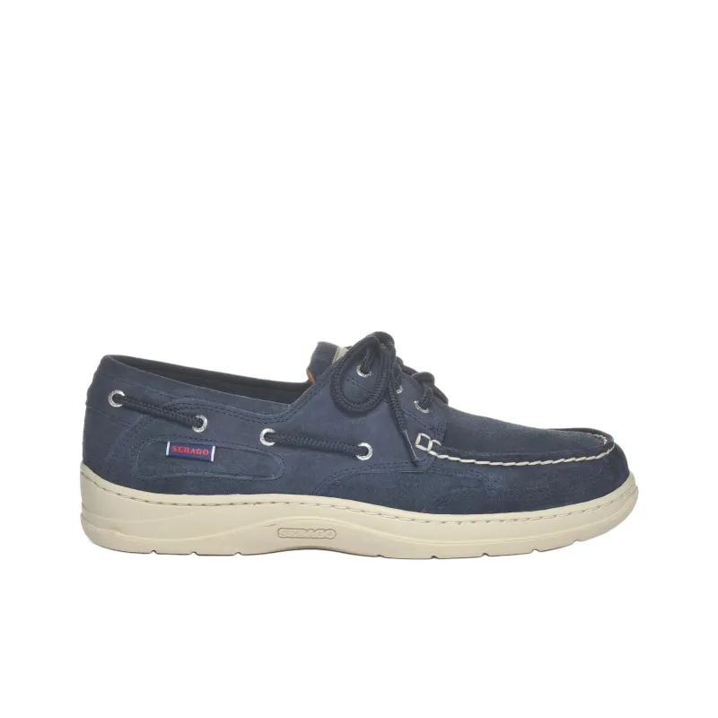 Sebago Clovehitch Boat Shoes Men's Blue-1
