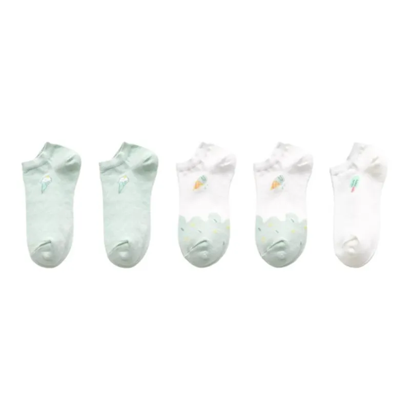 MIIOW Ankle Socks Women's 5 Pack-2