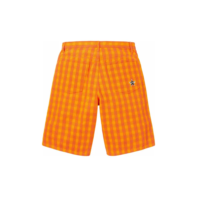 Supreme Plaid Baggy Short-3