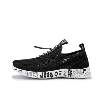 GESENLANG Beach Tennis Shoes Slip Resistant, Breathable, Quick Dry River Trekking Shoes Men's Black