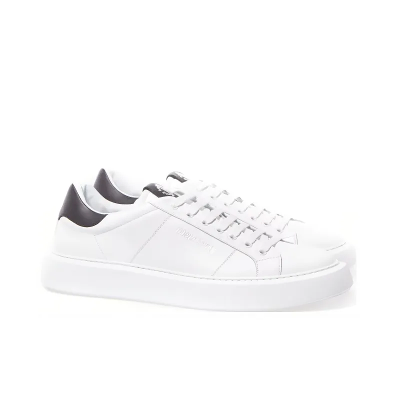 Roberto Cavalli Low-Top Skateboard Shoes Men's White-2