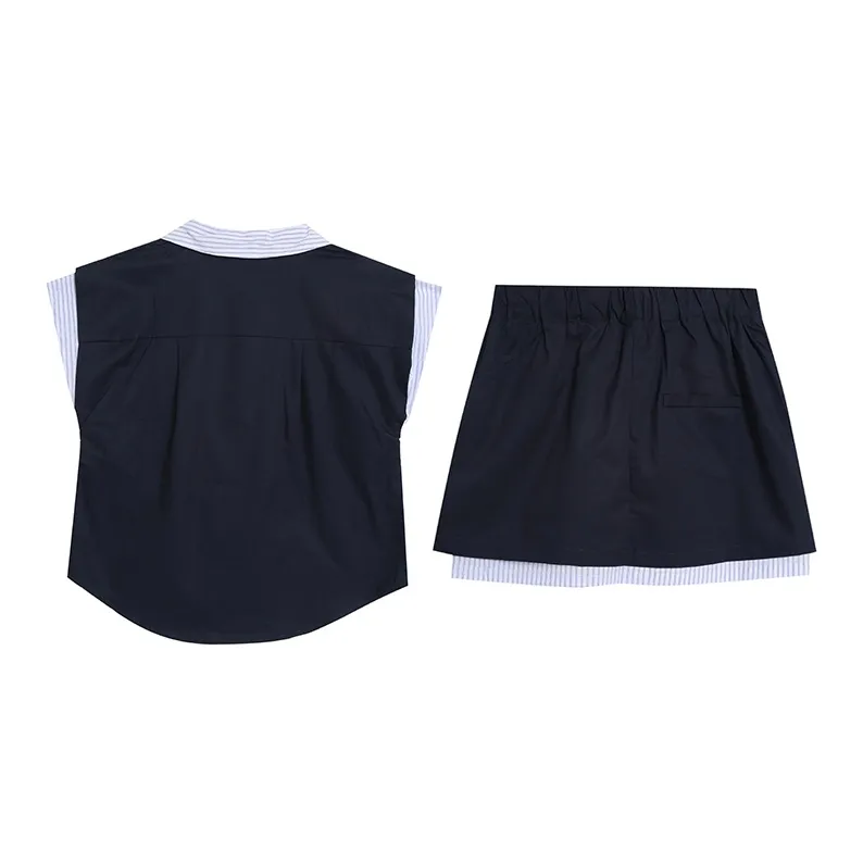 PZHK Two Piece Skirt Sets Women's-1