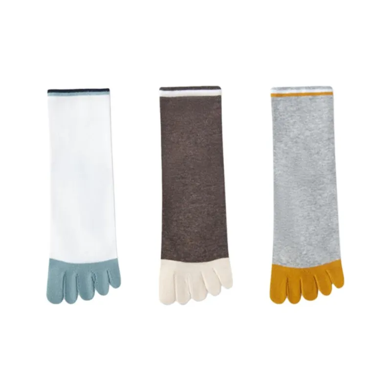 MIIOW Mid Calf Socks Men's 3 Pack-4