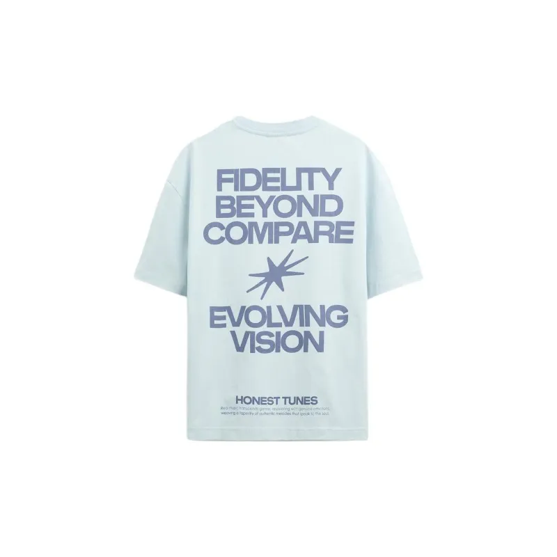 ZARA T Shirts Men Sky Blue-1