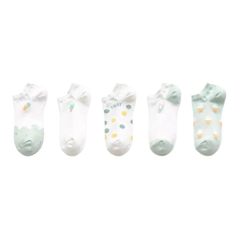 MIIOW Ankle Socks Women's 5 Pack-1