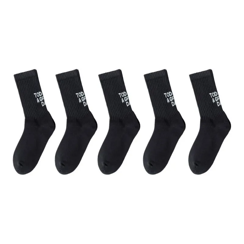 MIIOW Knee High Socks Men's 5 Pack-4