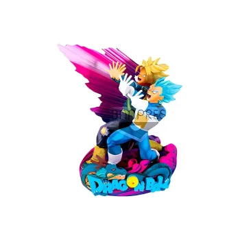 BANPRESTO Vegeta Glasses Factory Limited Dragon Ball Super Saiyan Trunks & Super Saiyan God SSGSS Scale Figures 15cm