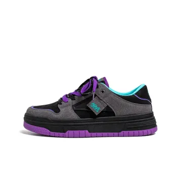Meiretu Graffiti Collection Anti Slip Wear Resistant Low Top Skateboard Shoes Men's
