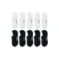 10-Pack (5 Black+5 White)