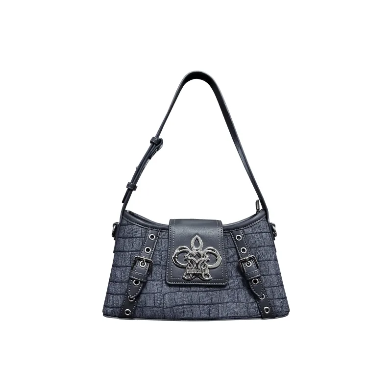 CULTIVATOR Pu Crossbody Bag, Shoulder Bag Small Size Women's Brown/Blue/Gray-4