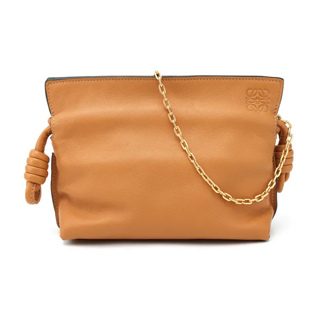 LOEWE Nappa Cowhide Leather Clutch, Shoulder Bag, Crossbody Bag Extra Mini Women's Brown-2